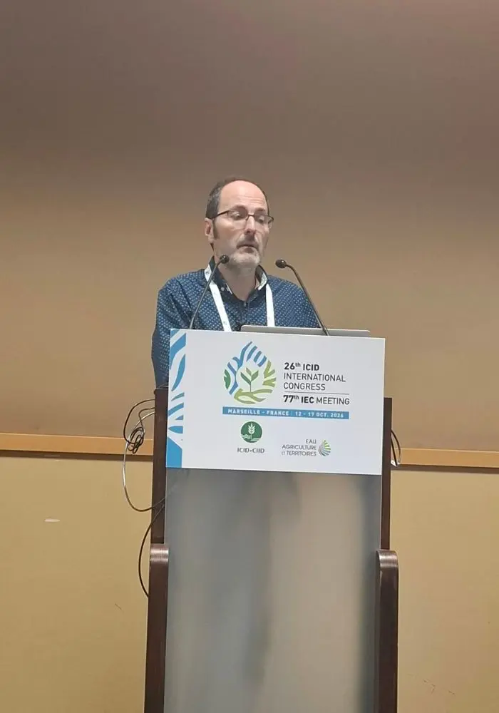 Javier J. Cancela, en el congreso sobre el futuro de la reutilización del agua y la desalinización