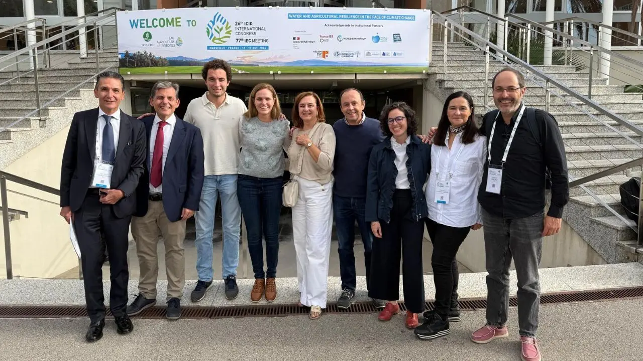 Vista del equipo español que participó en el congreso sobre el futuro de la reutilización del agua y la desalinización